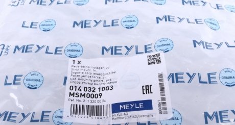 Передний амортизатор meyle 0140321003