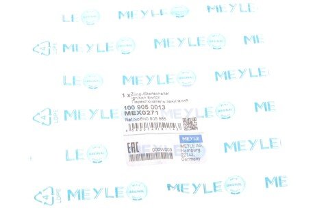 Контактна група замка запалювання meyle 1009050013