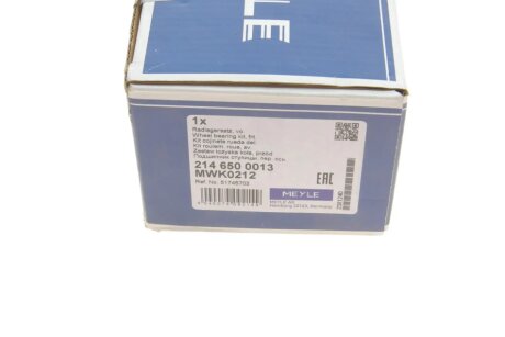 Підшипник передньої ступиці meyle 2146500013