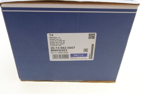 Подшипник передней ступицы meyle 30146520007