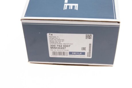 Подшипник задней ступицы meyle 3007520007