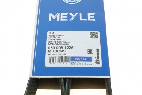 Привідний ремінь генератора meyle 0500081226