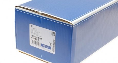 Сайлентблок переднего рычага meyle 0160500067