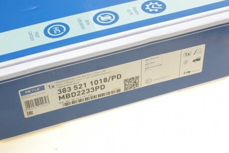 Гальмівний диск meyle 3835211018PD