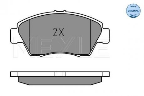 Передні тормозні (гальмівні) колодки meyle 025 216 9416/W