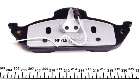 Передні тормозні (гальмівні) колодки meyle 0252319317PD