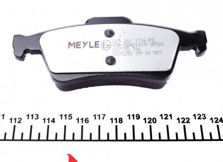 Задние тормозные колодки meyle 0252413716PD