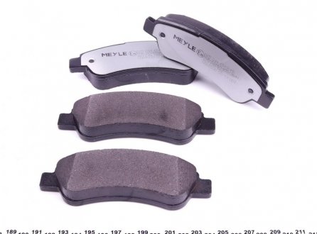 Задние тормозные колодки meyle 0252446519PD