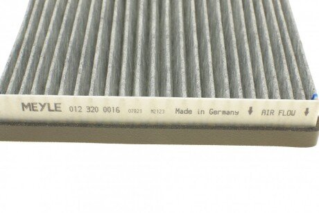 Вугільний фільтр салону meyle 0123200016