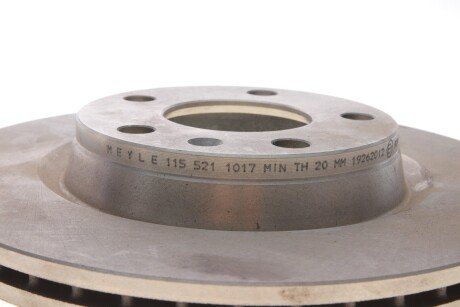 Вентильований гальмівний диск meyle 1155211017