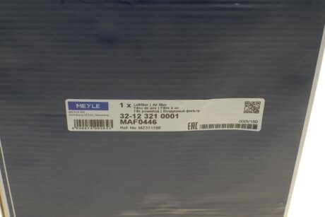 Воздушный фильтр meyle 32123210001