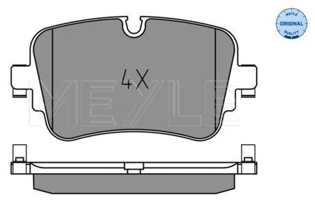 Задние тормозные колодки meyle 0252230717 на Ауди Audi Q8