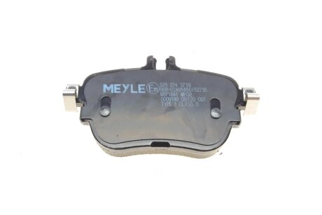 Задні тормозні (гальмівні) колодки meyle 0252243716