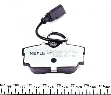 Задні тормозні (гальмівні) колодки meyle 0252322417PD