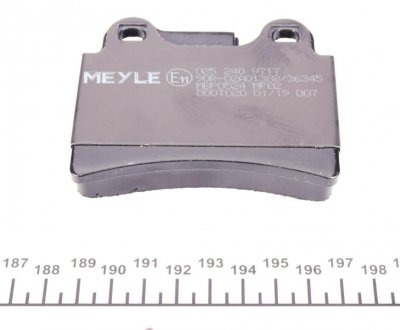 Задние тормозные колодки meyle 0252409717