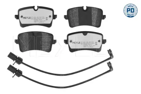 Задние тормозные колодки meyle 025 246 0617/PD