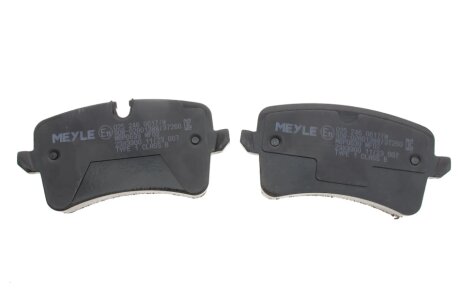 Задние тормозные колодки meyle 0252460617W
