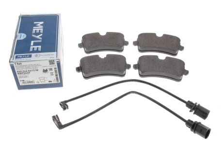 Задние тормозные колодки meyle 0252460617W