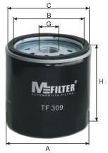 Масляний фільтр mfilter TF309