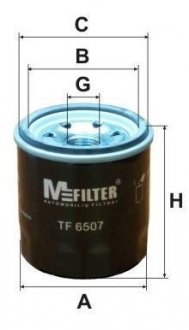 Масляный фильтр mfilter TF6507