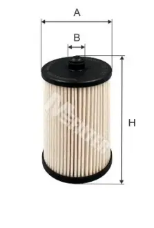 Фільтр паливний Crafter 2.5TDI 06> MFILTER DE3155 Фольксваген Крафтер