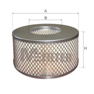 Фільтр повітряний Hilux 2.4D -05 mfilter A8065 на Тойота Хайлюкс