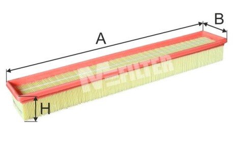 Фільтр повітряний mfilter K7023 на Мерседес C-Class S203/CL203