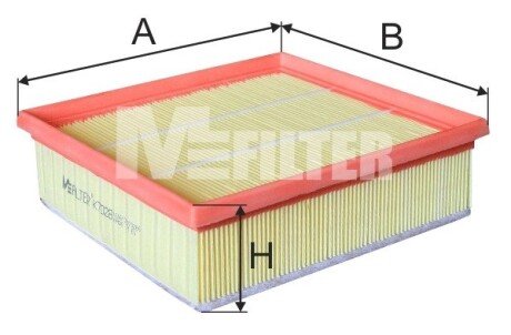 Фільтр повітряний mfilter K7028 на Опель Комбо