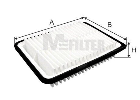 Фільтр повітряний mfilter K7042 на Тойота Ярис