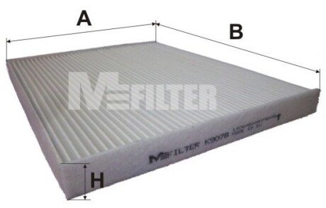 Фильтр салона mfilter K9078 на Сузуки Гранд Витара