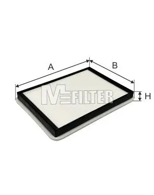 Фильтр салона MFILTER K 9015