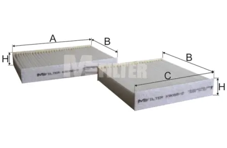 Фільтр салону MFILTER K90582 Ситроен С4