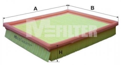 Повітряний фільтр mfilter K416