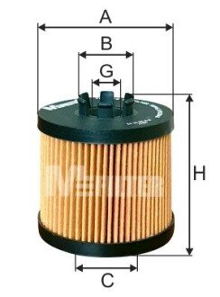 Масляный фильтр mfilter TE 4016 на Сеат Ibiza 4