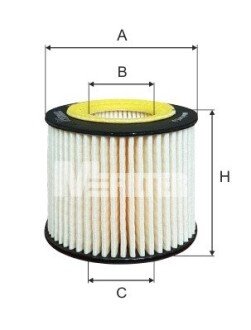 Масляний фільтр mfilter TE600 на Шкода Roomster