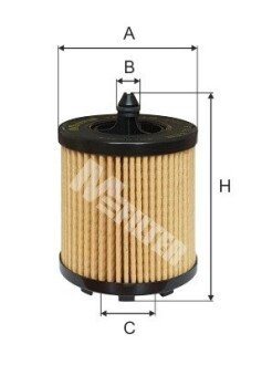 Масляний фільтр mfilter TE615 на Опель Астра g