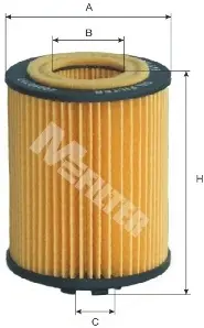 Масляный фильтр MFILTER TE616 Опель Корса б