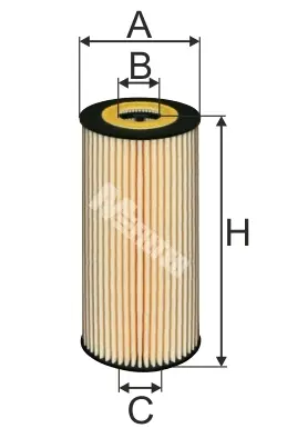 Масляний фільтр MFILTER TE630 (фото 1)