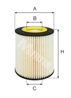 Масляный фильтр mfilter TE647 на Опель Астра h