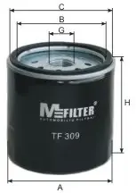 Масляный фильтр MFILTER TF309 Форд Фокус 1