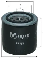 Масляний фільтр MFILTER TF63