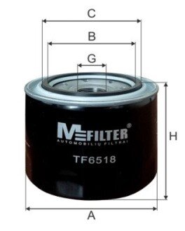 Масляний фільтр mfilter TF6518 на Тойота Рав-4