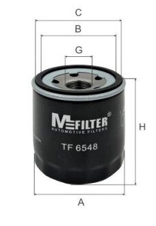 Масляный фильтр mfilter TF6548 на Форд Транзит 6