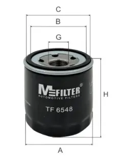 Масляный фильтр MFILTER TF6548 Ситроен Джампер