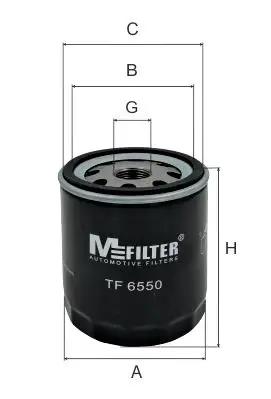 Масляный фильтр MFILTER TF6550