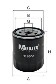 Масляный фильтр mfilter TF 6551 на Мазда Трибьют