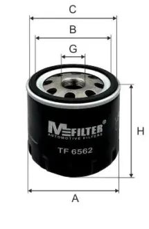 Масляний фільтр MFILTER TF6562