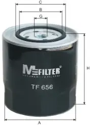 Масляный фильтр MFILTER TF656 Вольво 850