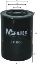 Масляний фільтр MFILTER TF666
