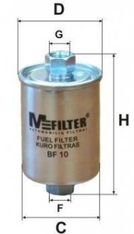 Паливний (топливный) фільтр mfilter BF10